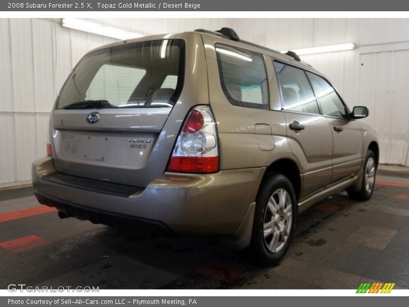Topaz Gold Metallic / Desert Beige 2008 Subaru Forester 2.5 X