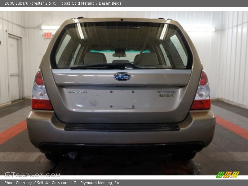 Topaz Gold Metallic / Desert Beige 2008 Subaru Forester 2.5 X