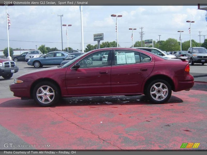 Sport Red / Neutral 2004 Oldsmobile Alero GLS Sedan