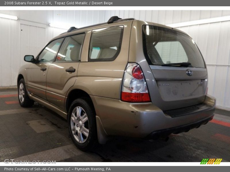 Topaz Gold Metallic / Desert Beige 2008 Subaru Forester 2.5 X