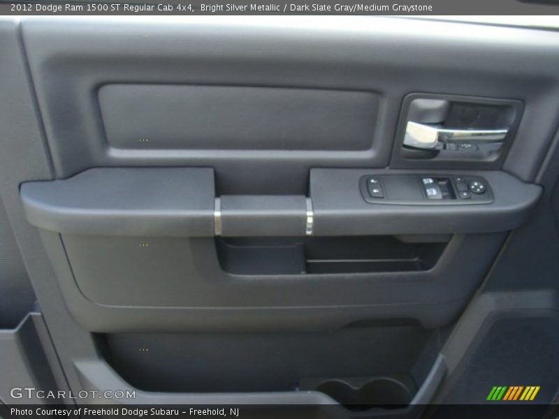 Bright Silver Metallic / Dark Slate Gray/Medium Graystone 2012 Dodge Ram 1500 ST Regular Cab 4x4