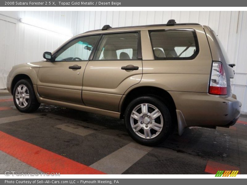 Topaz Gold Metallic / Desert Beige 2008 Subaru Forester 2.5 X