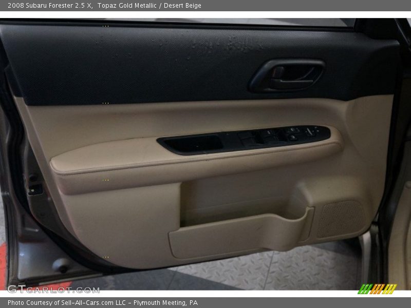 Topaz Gold Metallic / Desert Beige 2008 Subaru Forester 2.5 X