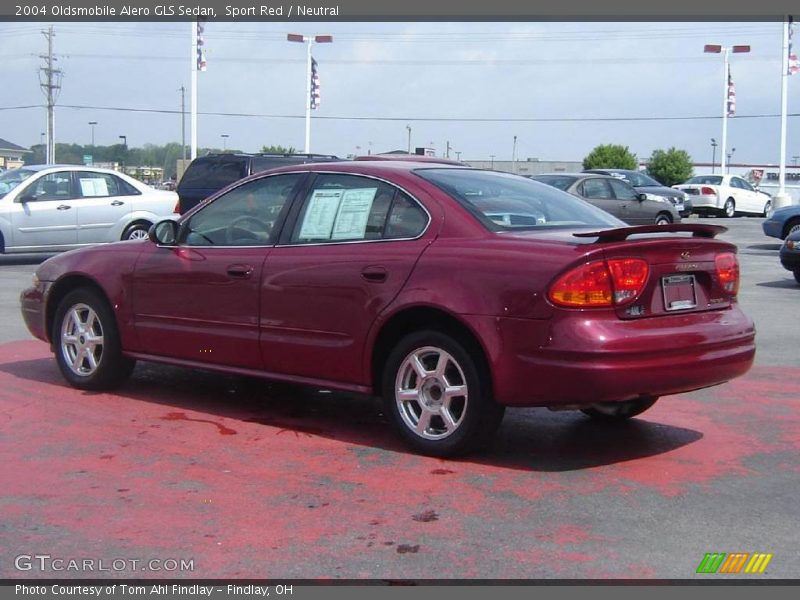 Sport Red / Neutral 2004 Oldsmobile Alero GLS Sedan