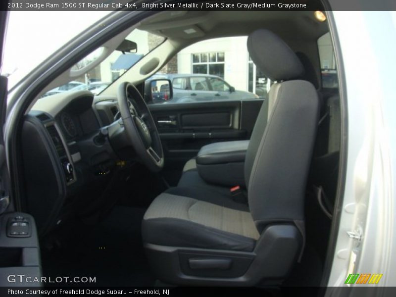 Bright Silver Metallic / Dark Slate Gray/Medium Graystone 2012 Dodge Ram 1500 ST Regular Cab 4x4