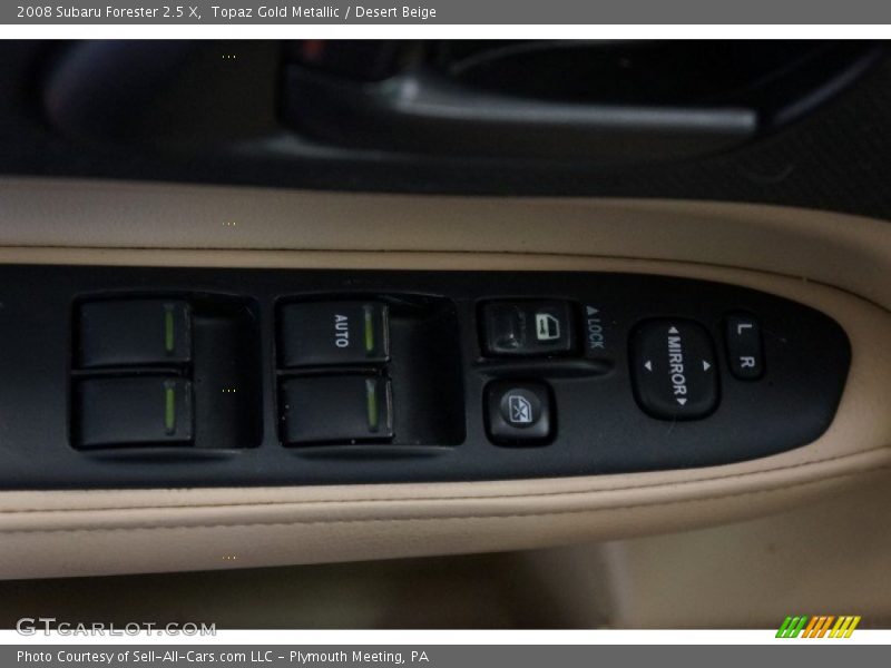 Topaz Gold Metallic / Desert Beige 2008 Subaru Forester 2.5 X