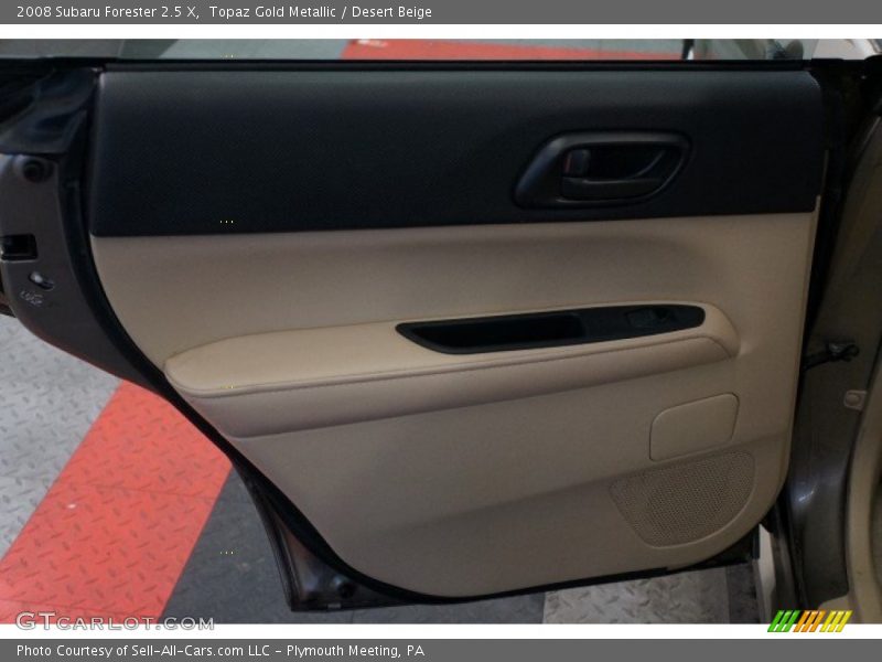 Topaz Gold Metallic / Desert Beige 2008 Subaru Forester 2.5 X
