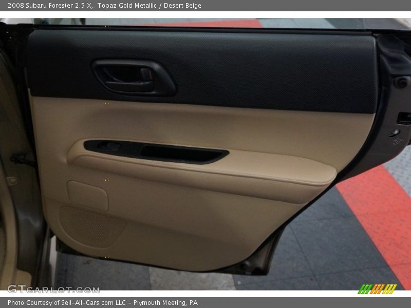 Topaz Gold Metallic / Desert Beige 2008 Subaru Forester 2.5 X