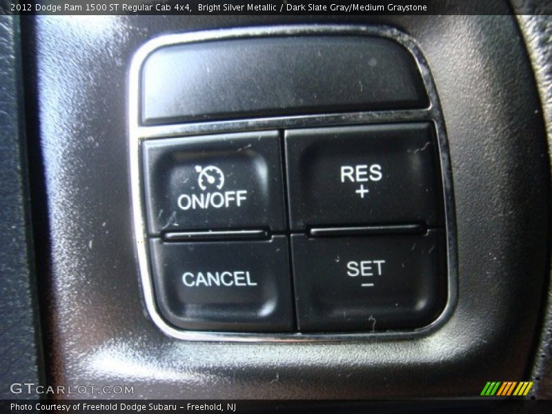 Bright Silver Metallic / Dark Slate Gray/Medium Graystone 2012 Dodge Ram 1500 ST Regular Cab 4x4