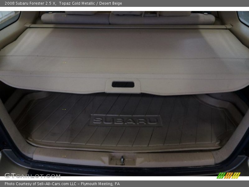 Topaz Gold Metallic / Desert Beige 2008 Subaru Forester 2.5 X