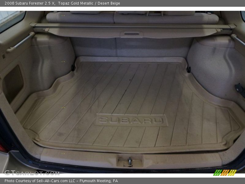Topaz Gold Metallic / Desert Beige 2008 Subaru Forester 2.5 X