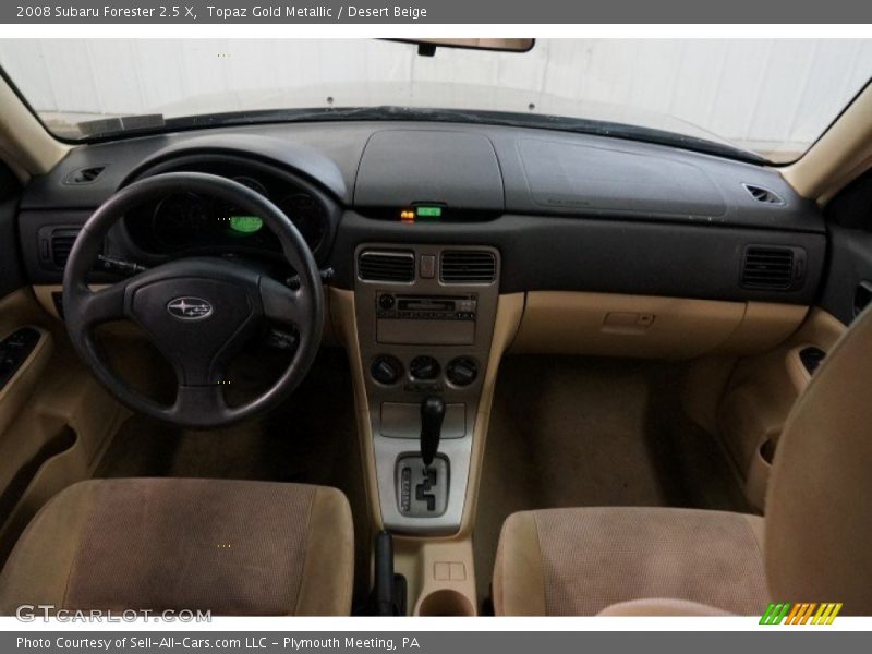 Topaz Gold Metallic / Desert Beige 2008 Subaru Forester 2.5 X