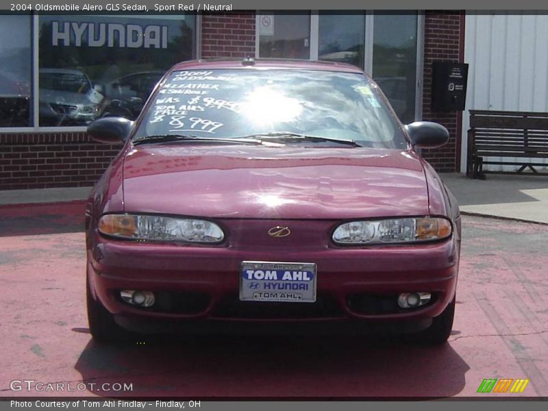 Sport Red / Neutral 2004 Oldsmobile Alero GLS Sedan