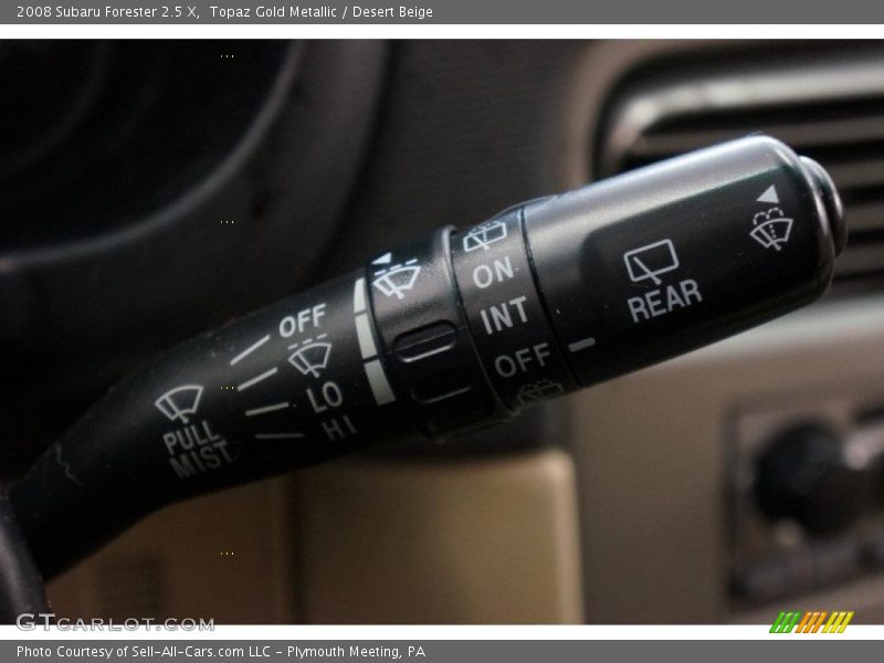 Topaz Gold Metallic / Desert Beige 2008 Subaru Forester 2.5 X