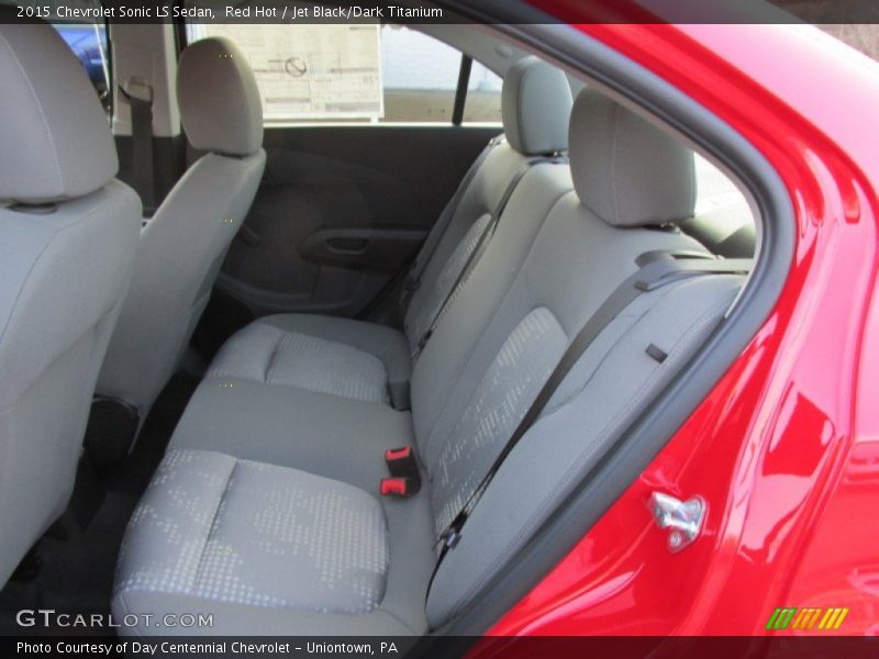 Rear Seat of 2015 Sonic LS Sedan