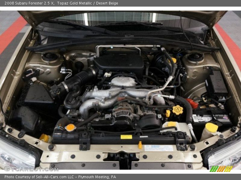 Topaz Gold Metallic / Desert Beige 2008 Subaru Forester 2.5 X