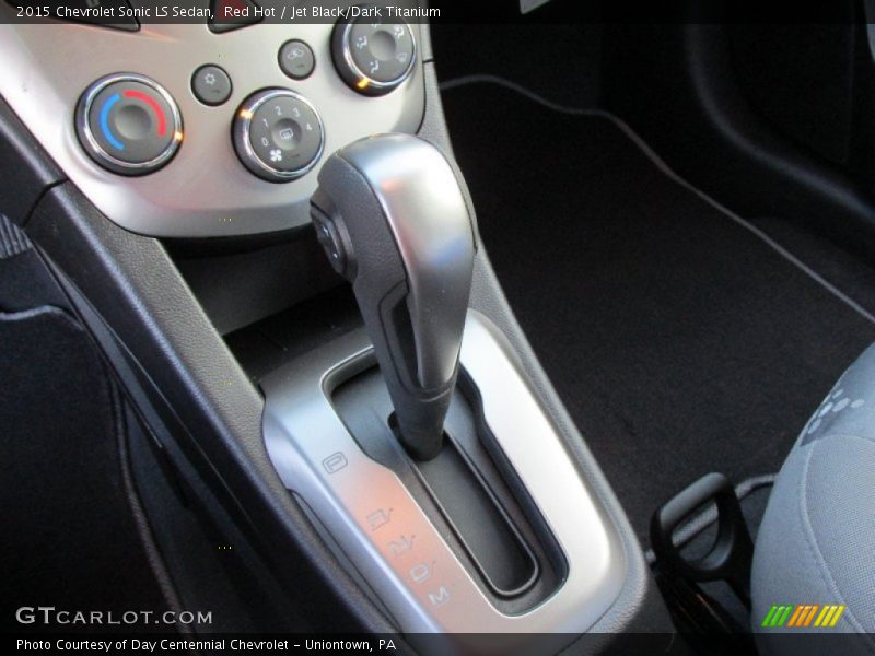  2015 Sonic LS Sedan 6 Speed Automatic Shifter