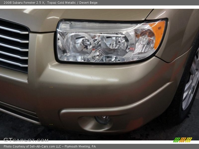Topaz Gold Metallic / Desert Beige 2008 Subaru Forester 2.5 X