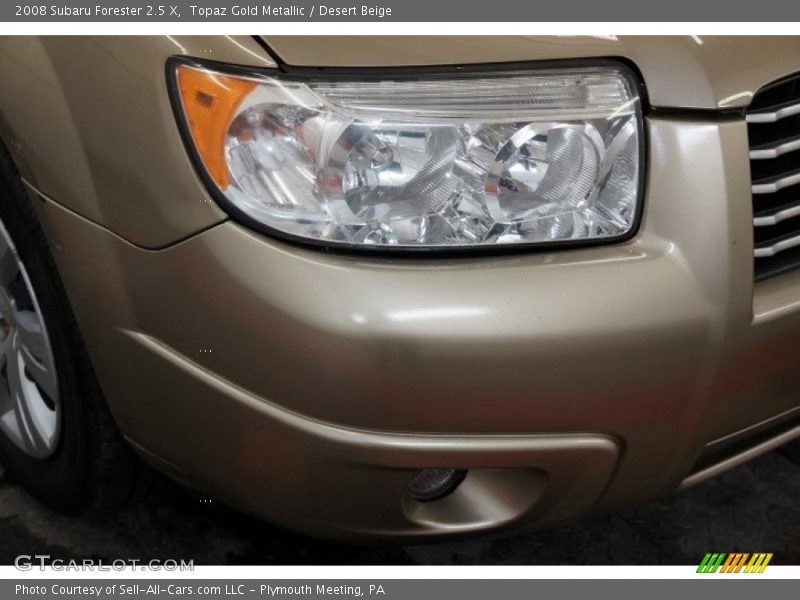 Topaz Gold Metallic / Desert Beige 2008 Subaru Forester 2.5 X