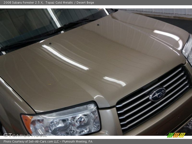 Topaz Gold Metallic / Desert Beige 2008 Subaru Forester 2.5 X