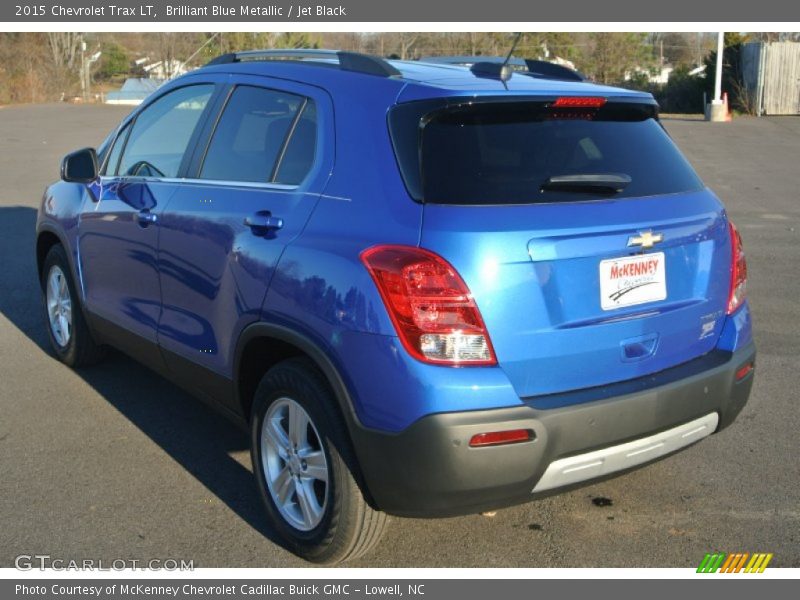Brilliant Blue Metallic / Jet Black 2015 Chevrolet Trax LT