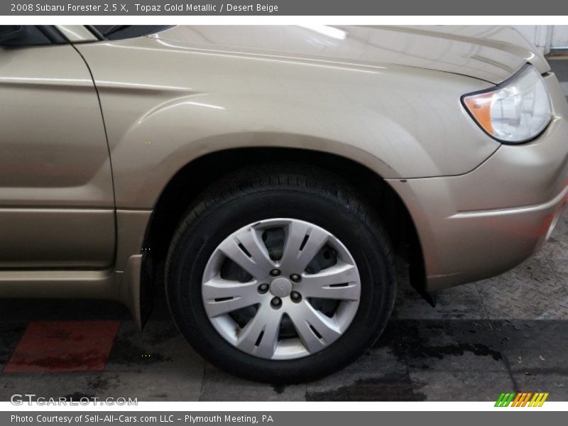 Topaz Gold Metallic / Desert Beige 2008 Subaru Forester 2.5 X