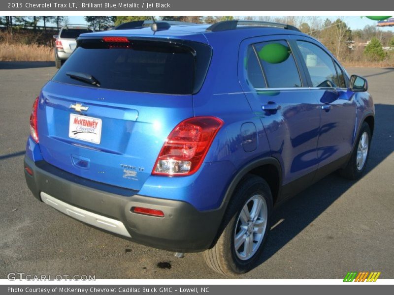 Brilliant Blue Metallic / Jet Black 2015 Chevrolet Trax LT