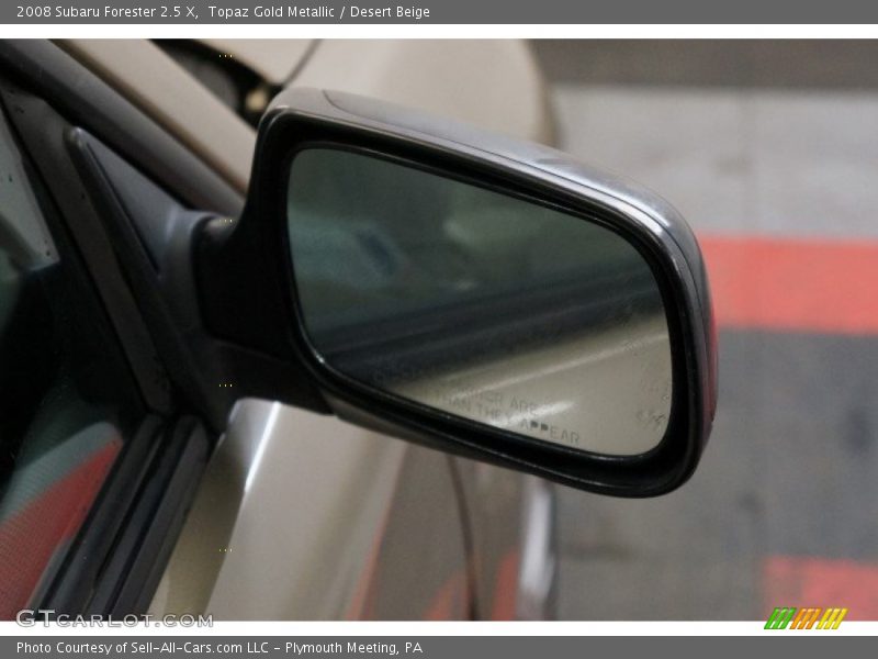 Topaz Gold Metallic / Desert Beige 2008 Subaru Forester 2.5 X