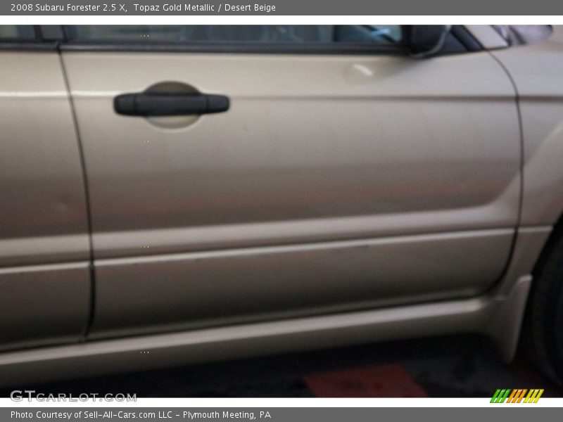 Topaz Gold Metallic / Desert Beige 2008 Subaru Forester 2.5 X