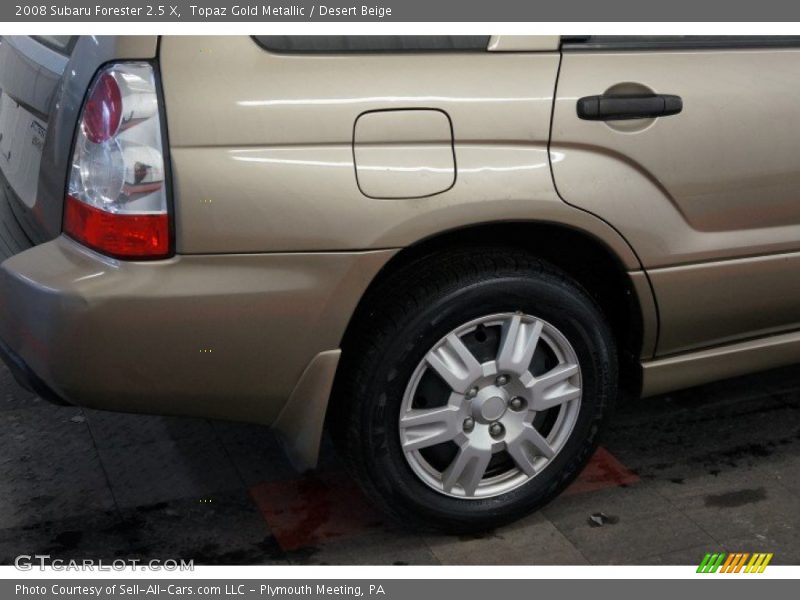Topaz Gold Metallic / Desert Beige 2008 Subaru Forester 2.5 X