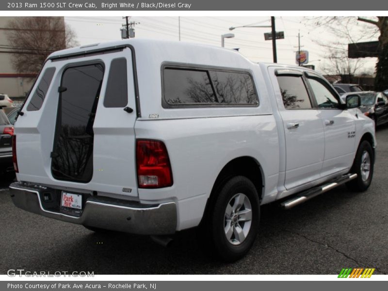 Bright White / Black/Diesel Gray 2013 Ram 1500 SLT Crew Cab