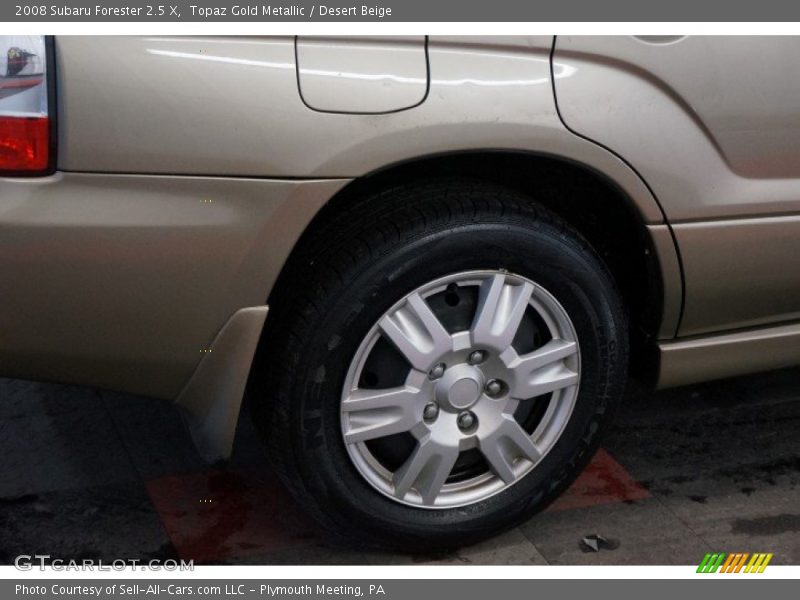 Topaz Gold Metallic / Desert Beige 2008 Subaru Forester 2.5 X