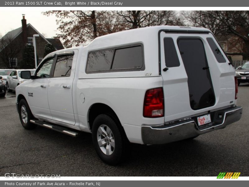 Bright White / Black/Diesel Gray 2013 Ram 1500 SLT Crew Cab