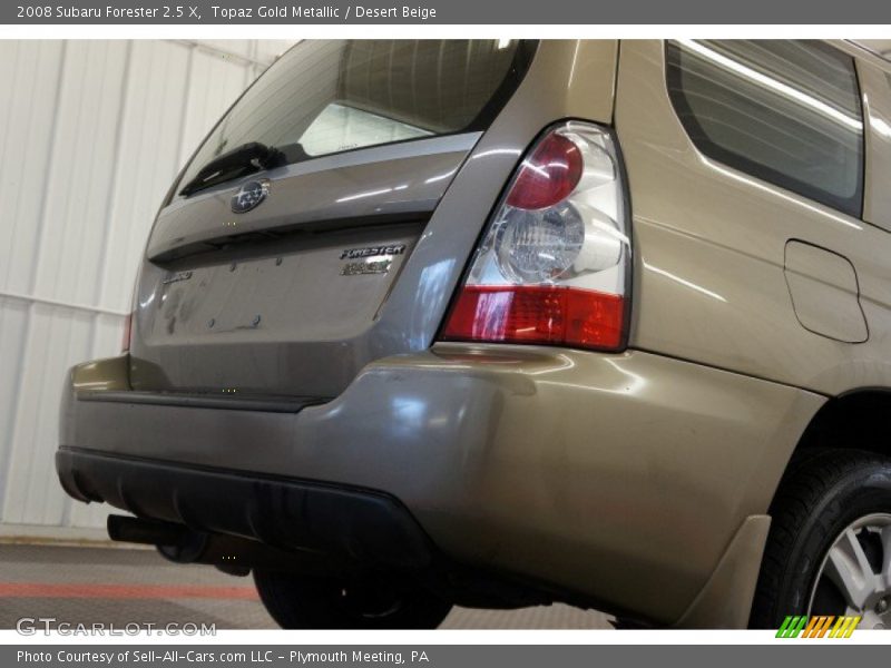 Topaz Gold Metallic / Desert Beige 2008 Subaru Forester 2.5 X