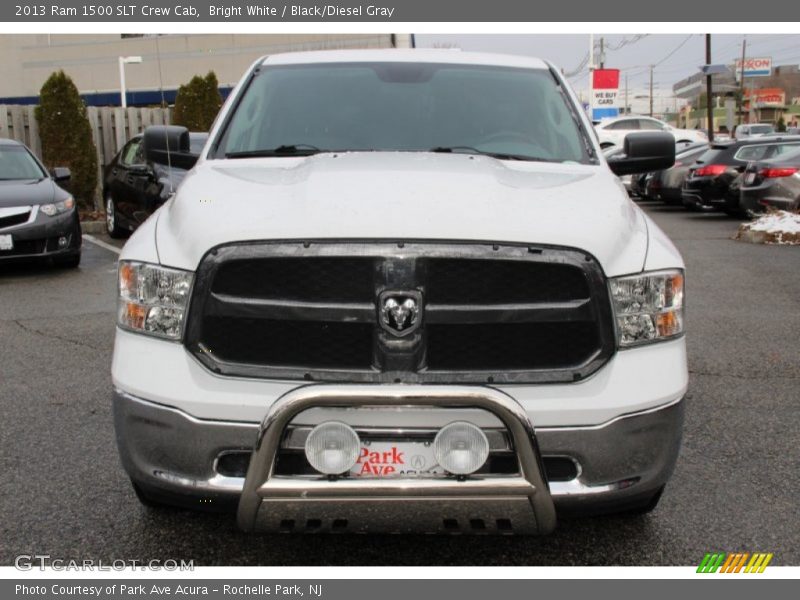 Bright White / Black/Diesel Gray 2013 Ram 1500 SLT Crew Cab