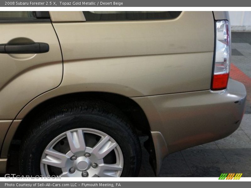 Topaz Gold Metallic / Desert Beige 2008 Subaru Forester 2.5 X