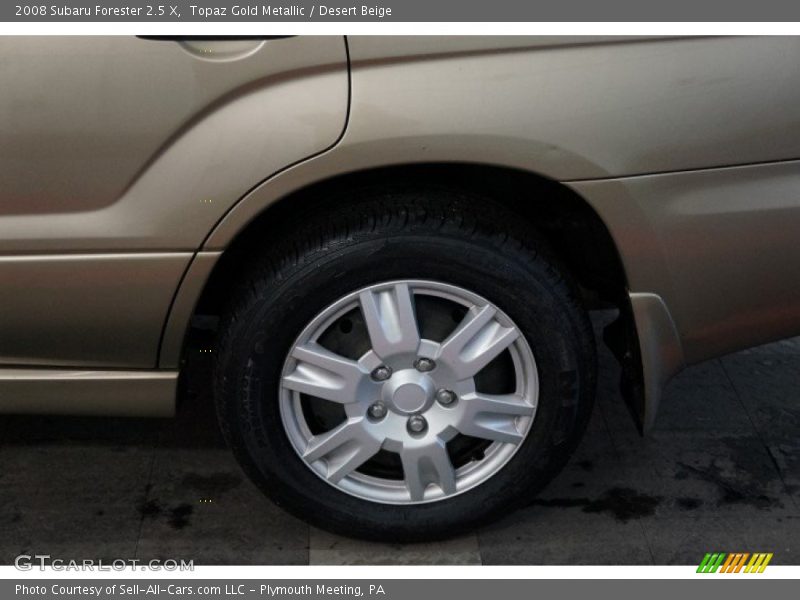 Topaz Gold Metallic / Desert Beige 2008 Subaru Forester 2.5 X