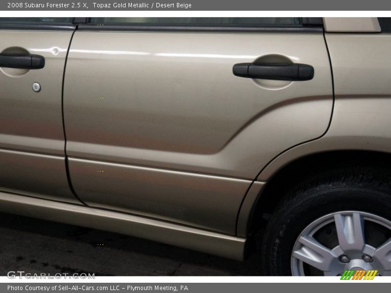 Topaz Gold Metallic / Desert Beige 2008 Subaru Forester 2.5 X