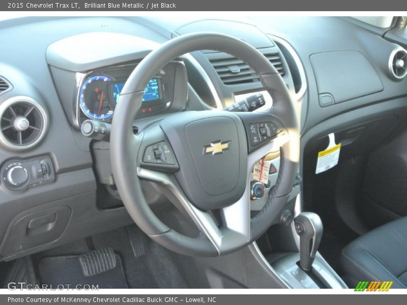 Brilliant Blue Metallic / Jet Black 2015 Chevrolet Trax LT