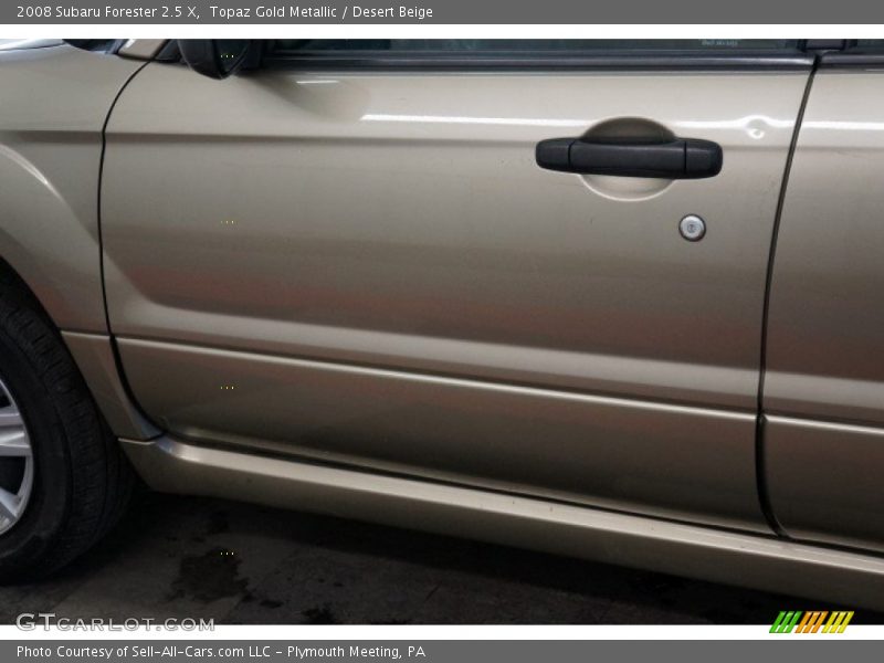 Topaz Gold Metallic / Desert Beige 2008 Subaru Forester 2.5 X