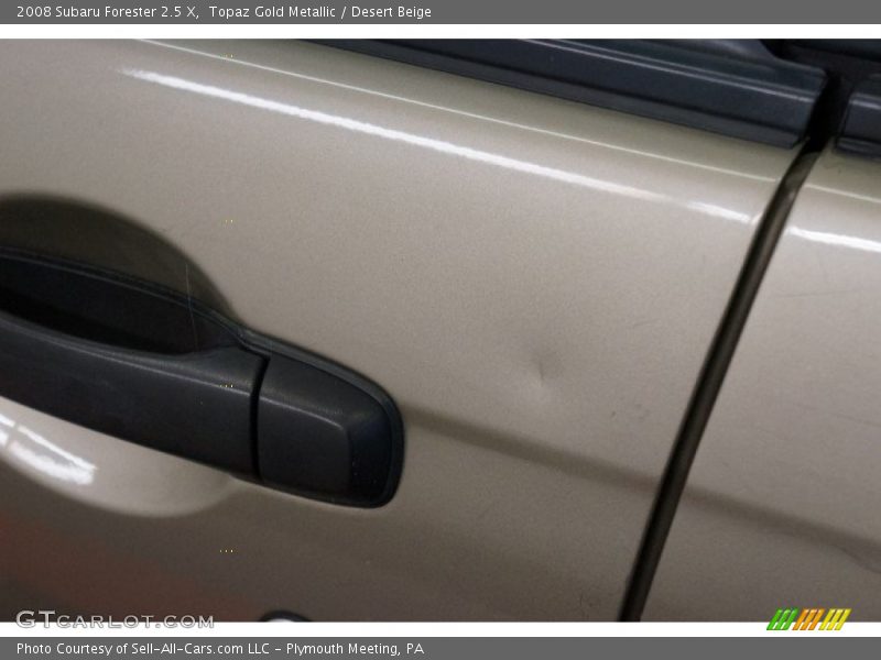 Topaz Gold Metallic / Desert Beige 2008 Subaru Forester 2.5 X