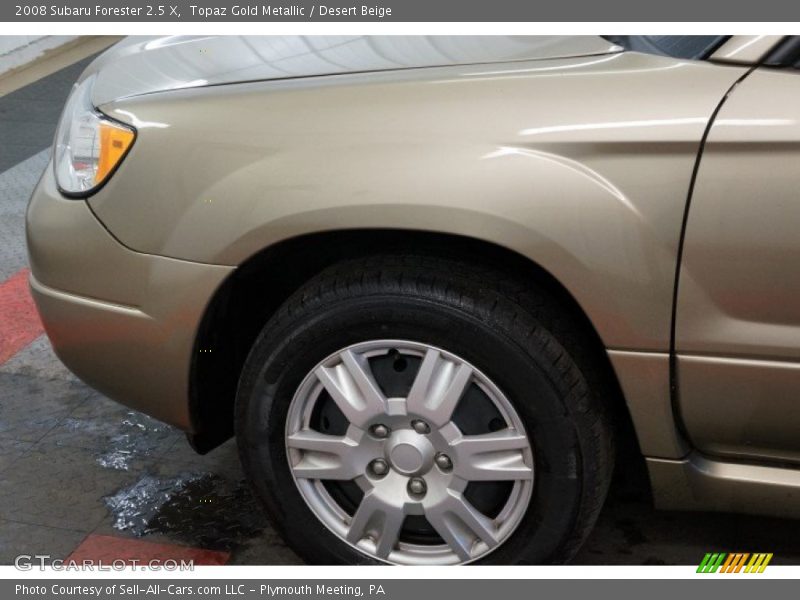 Topaz Gold Metallic / Desert Beige 2008 Subaru Forester 2.5 X