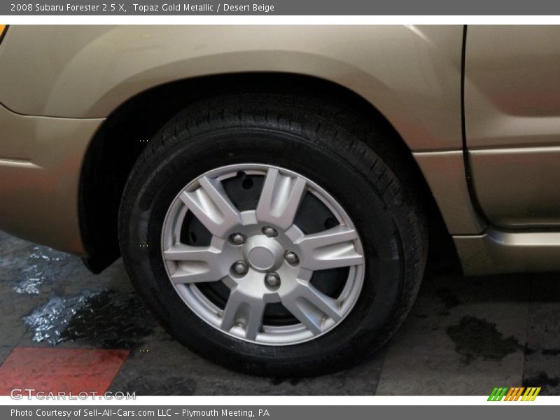 Topaz Gold Metallic / Desert Beige 2008 Subaru Forester 2.5 X
