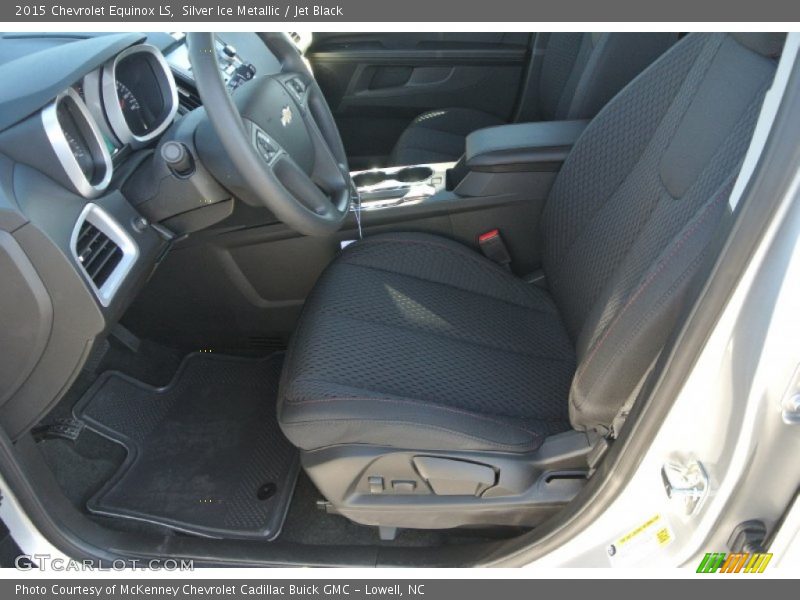Silver Ice Metallic / Jet Black 2015 Chevrolet Equinox LS