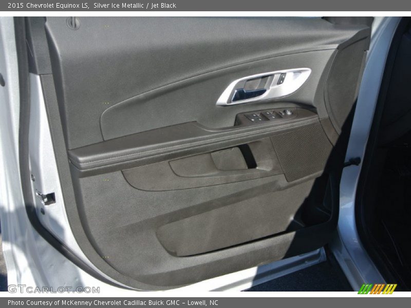 Silver Ice Metallic / Jet Black 2015 Chevrolet Equinox LS