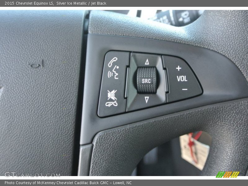 Silver Ice Metallic / Jet Black 2015 Chevrolet Equinox LS