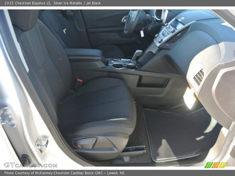 Silver Ice Metallic / Jet Black 2015 Chevrolet Equinox LS