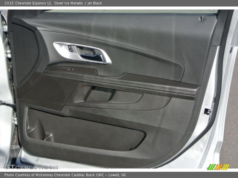 Silver Ice Metallic / Jet Black 2015 Chevrolet Equinox LS