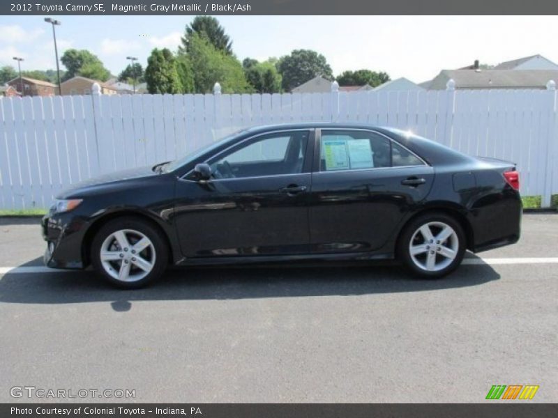 Magnetic Gray Metallic / Black/Ash 2012 Toyota Camry SE