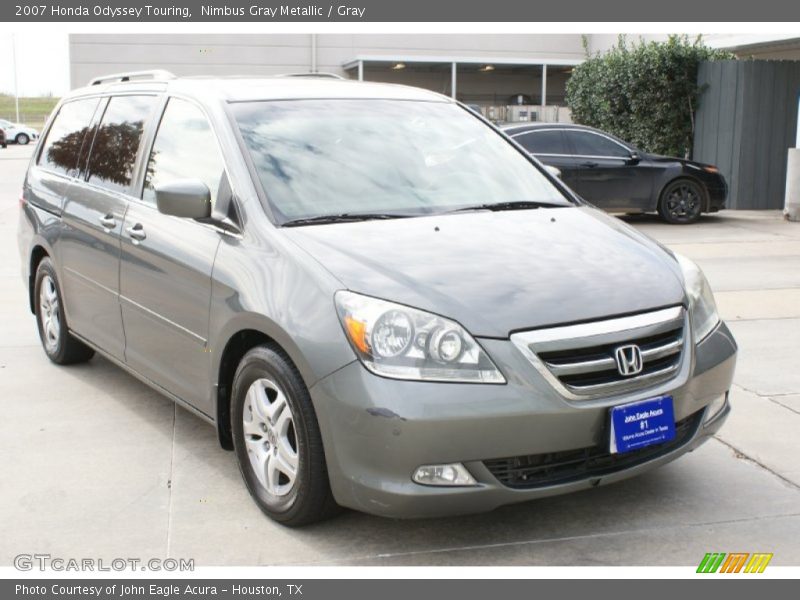 Nimbus Gray Metallic / Gray 2007 Honda Odyssey Touring